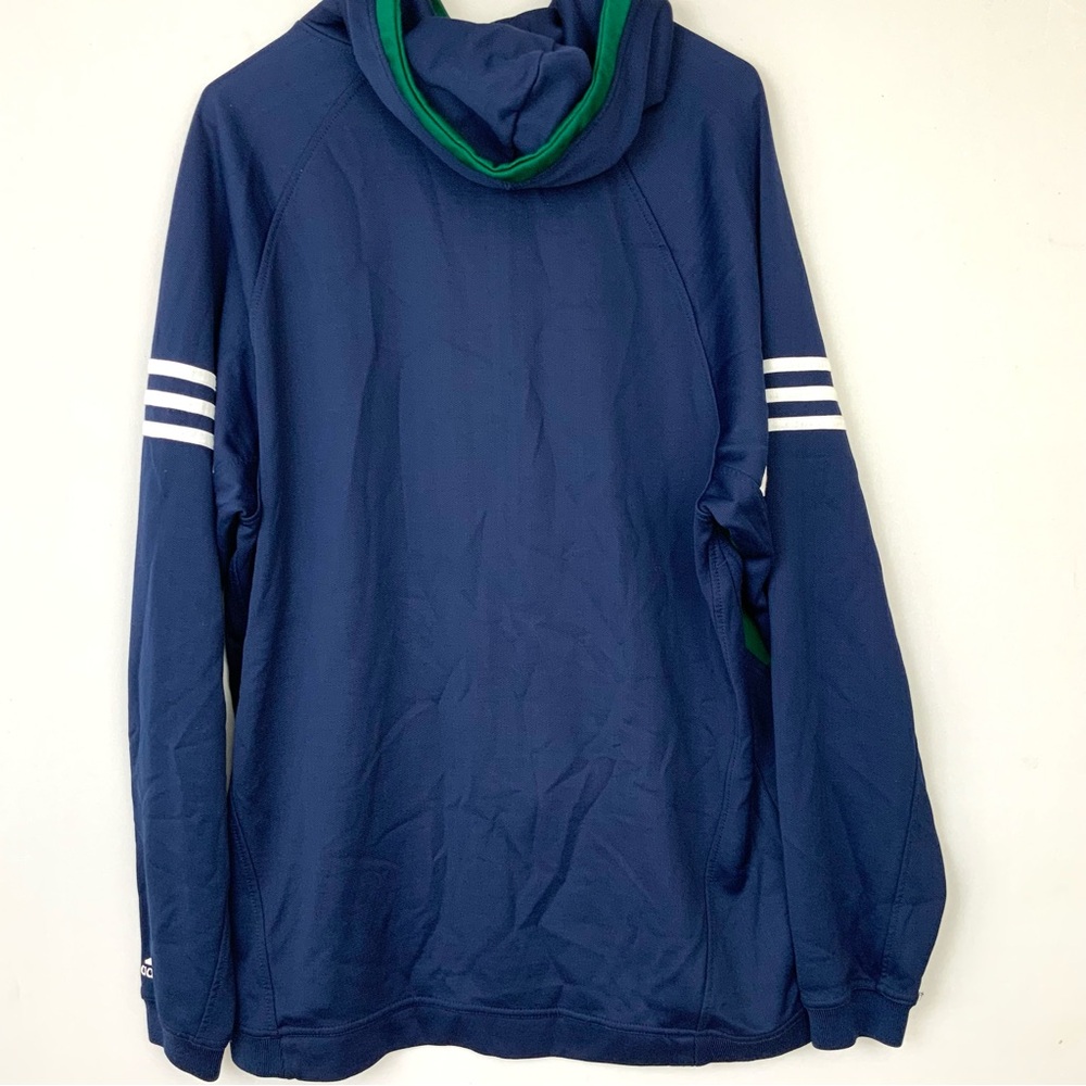 Adidas Sz XL Notre Dame Fighting Irish Full Zip Hoodie Jacket Sweatshirt - Picture 4 of 6